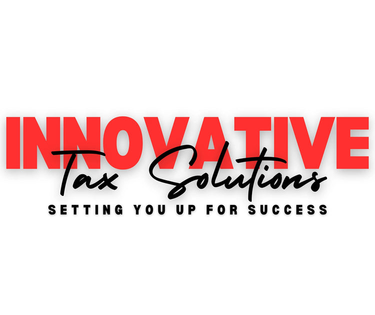 Innovative Tax Solutions logo in bold red and black text with tagline 'Setting You Up for Success'.